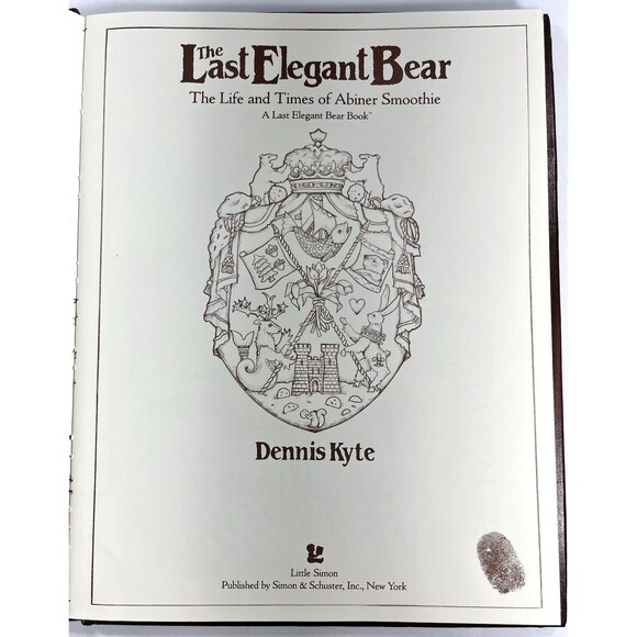 The Last Elegant Bear The Life & Times of Abiner Smoothie by Dennis Kyte - Picture 6 of 15